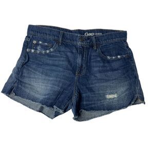 3/$25 Gap shorts denim medium indigo 28